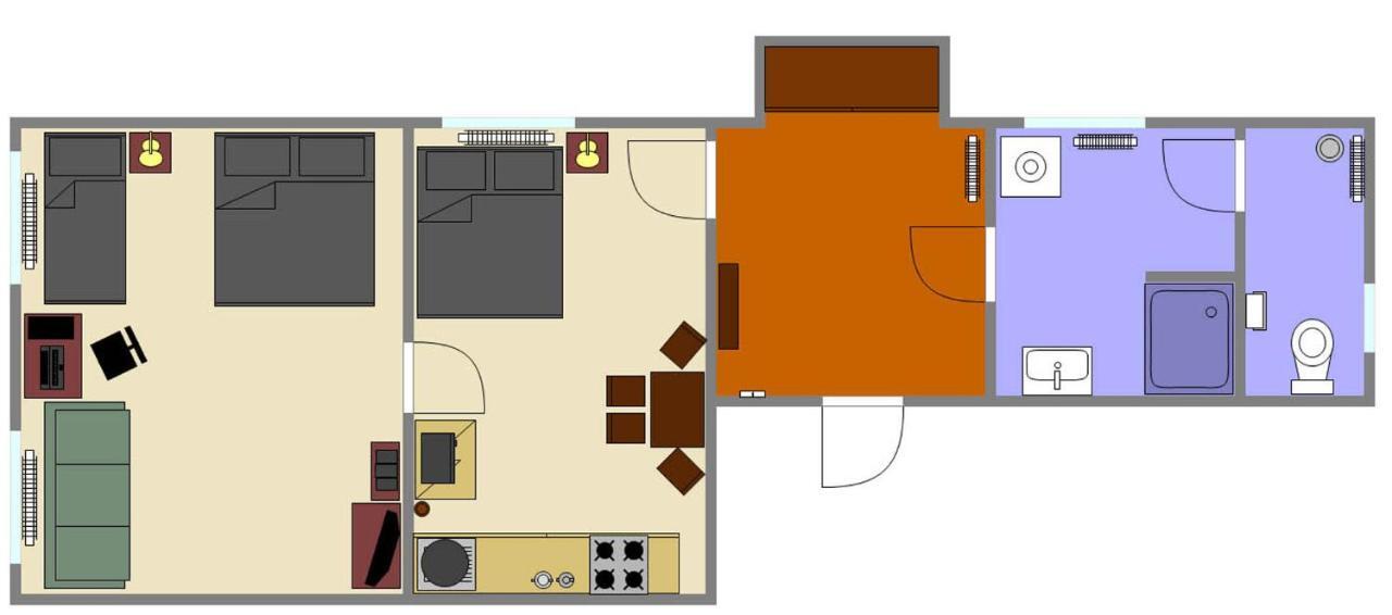 Apartman Letna Prag Eksteriør billede